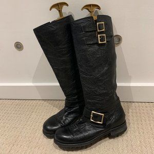 Jimmy Choo Buckle Boots (Eu40)
